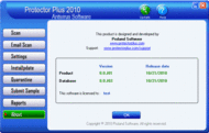 Protector Plus 2009 Antivirus screenshot